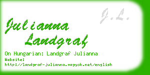 julianna landgraf business card